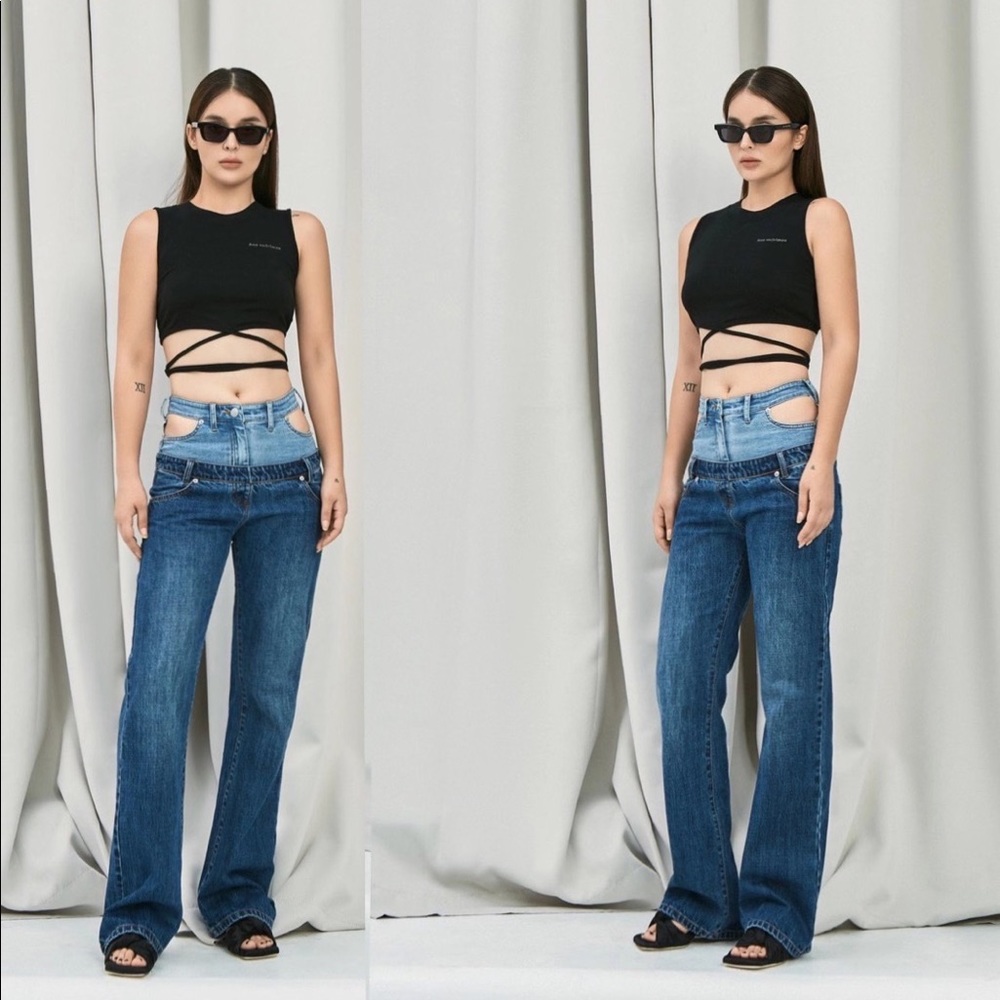 Ann Andelman double waist jeans